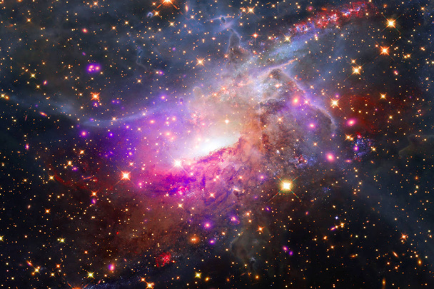 Nádherná galaxie. Nebulae a hvězdy. Prvky tohoto obrázku  - Fotografie, Obrázek