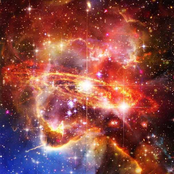 Galaxy and stars. The elements of this image furnished by NASA. - Photo, Image