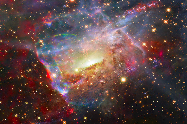 Прекрасна галактика. Туманність і зірки. Елементи цього зображення
  - Фото, зображення