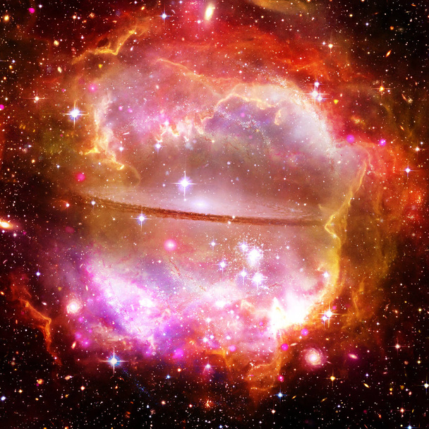 Galaxia y luz. Los elementos de esta imagen proporcionados por la NASA
. - Foto, Imagen
