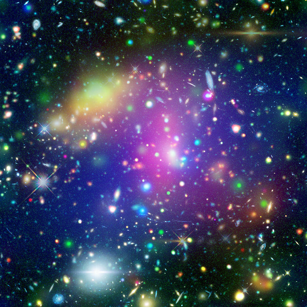 Галактика и свет. Элементы этого изображения предоставлены НАСА
. - Фото, изображение