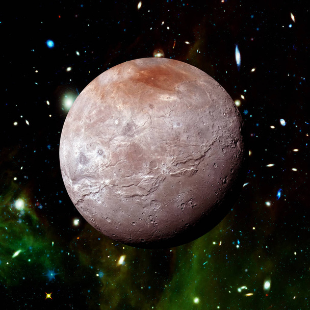 冥王星。太陽系のドワーフ惑星この im の要素 - 写真・画像