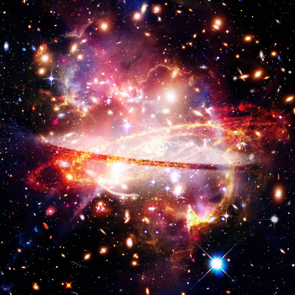 Sfondo spaziale con colorata nebulosa Galaxy Cloud. Gli elementi
 - Foto, immagini