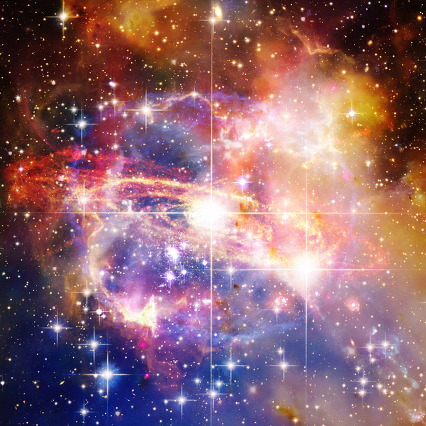 Galaxis és a csillagok. Elemeit a kép által szolgáltatott NASA. - Fotó, kép