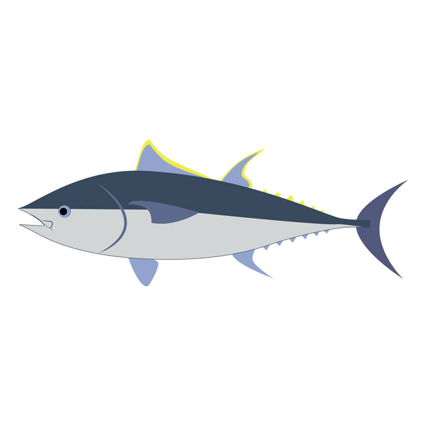 Tuna fish illustration - Vetor, Imagem