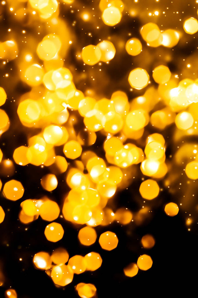 Glamorous gold shiny glow and glitter, luxury holiday background - Foto, immagini