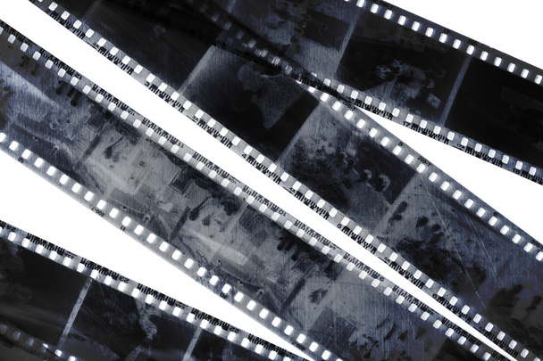 Vecchi film grunge negativi isolati
 - Foto, immagini