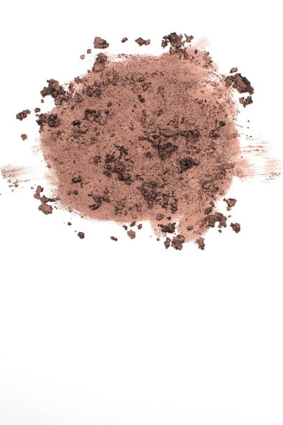 Barna szín krém szemhéjfesték stroke  - Fotó, kép