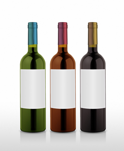 Wine bottles - Foto, afbeelding