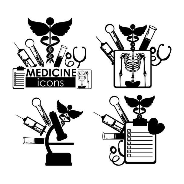 Ikony medyczne - Wektor, obraz