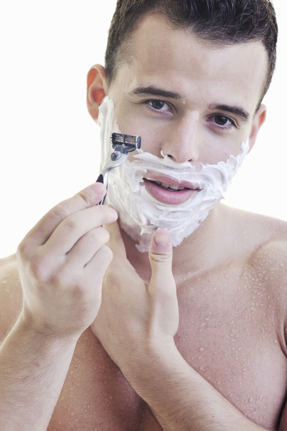Man shave - Foto, afbeelding