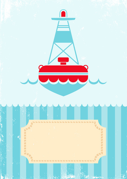 illustration of buoy - Vektor, Bild
