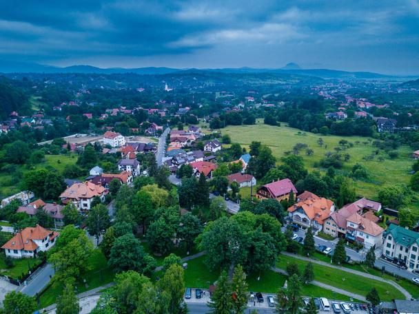 panoramę miasta Braszów - Zdjęcie, obraz