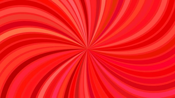 Kırmızı soyut psychedelic spiral Ray şerit arka plan - Vektör, Görsel