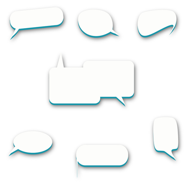 Bolhas de fala vetor de fala bolha de fala ícone de bolha de fala bolha de fala 3d conjunto de bolhas de fala
 - Vetor, Imagem
