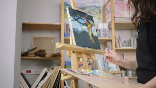 Pintor inspirado na natureza
 - Filmagem, Vídeo