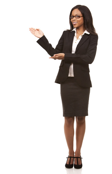 business woman pointing - Photo, image