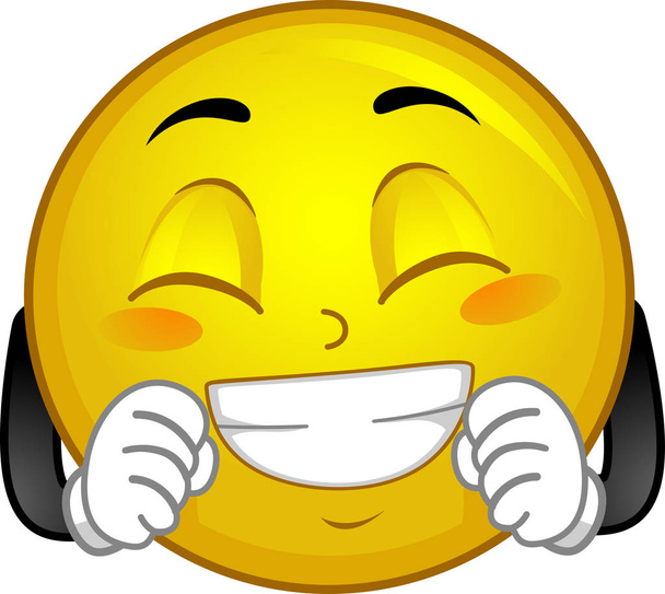 Kabalája smiley szeleburdi illusztráció - Fotó, kép