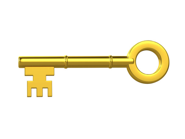 llave de oro 3d
 - Foto, imagen