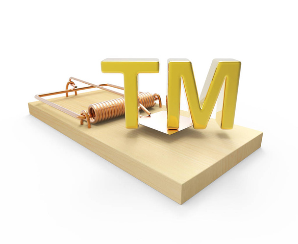 3d Mousetrap with trademark bait - Photo, Image