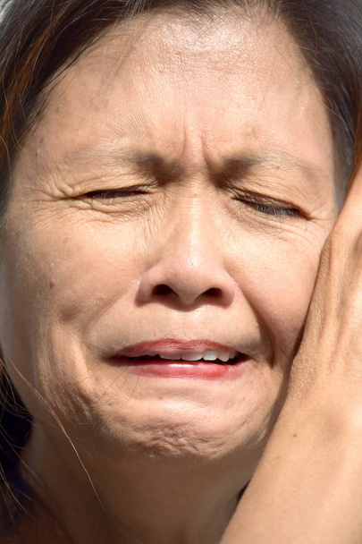 A Crying Adult Female - Φωτογραφία, εικόνα