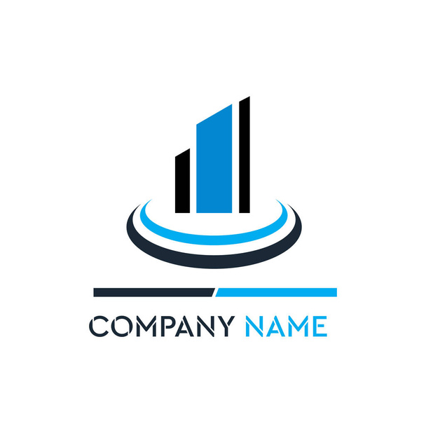 Lüks İnşaat Şirketi Logo Vektörü illüstrasyonu - Vektör, Görsel