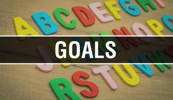 goals with Back to school Education concept background. Abstract - Photo, Image