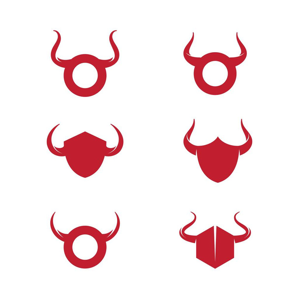Ikona wektora szablonu Taurus Logo - Wektor, obraz