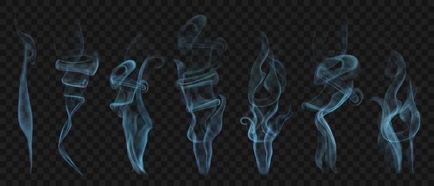 Set of smoke - Vector, Image