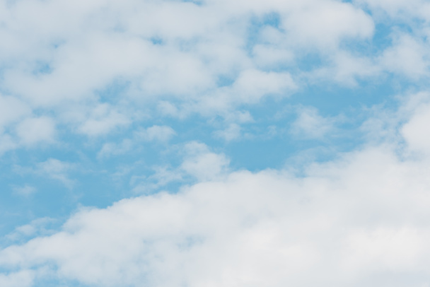 blue sky with white clouds and copy space - Zdjęcie, obraz
