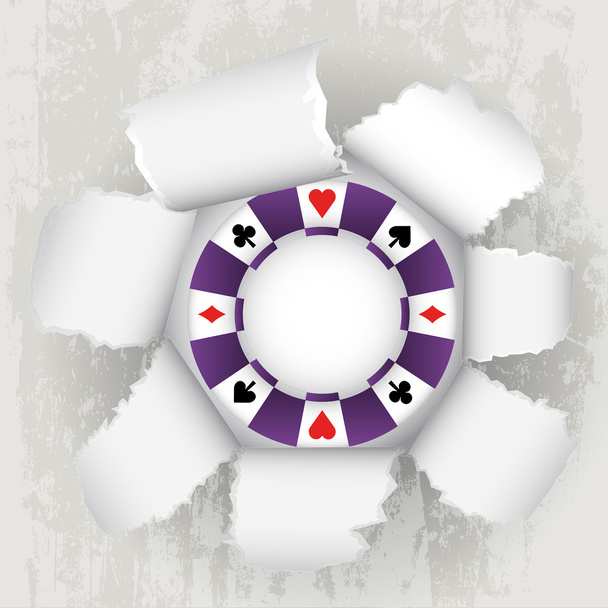 рваное бумажное откровение вектора игр казино
 - Вектор,изображение