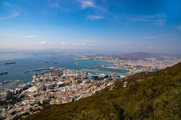 Gibraltar Rock - hermosa vista diaria desde Gibraltar
 - Foto, imagen