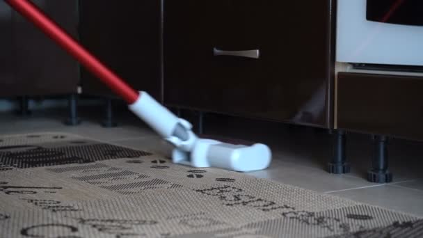 Clean the room with a vacuum cleaner - Footage, Video