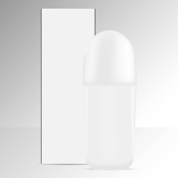 Deodorant roll bottle isolated background. Vector - Vector, Image