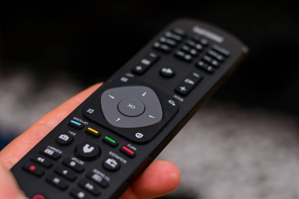 tv remote control in the hand - Photo, Image