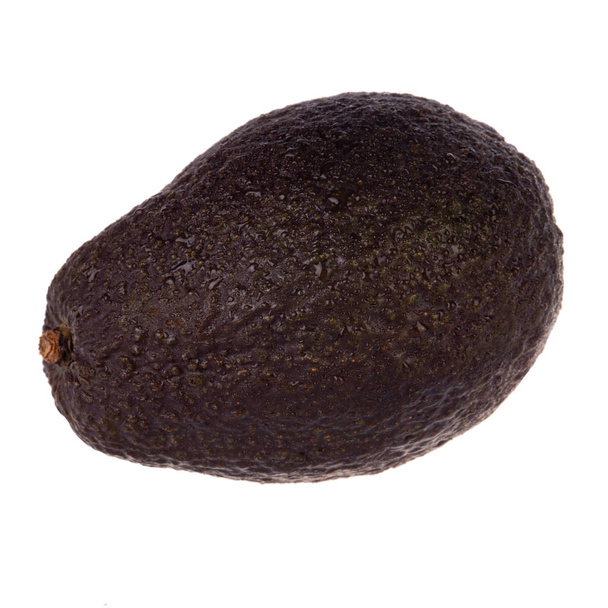 ripe tasty avocado isolated on white background, close-up   - 写真・画像