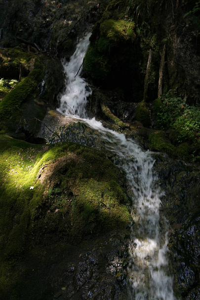 Waterfalls and Slopes. Myra Falls ,in the Muggendorf in Lower Austria - Φωτογραφία, εικόνα
