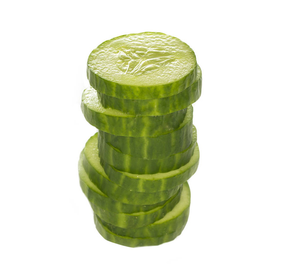 ripe cucumber close up  - Photo, Image