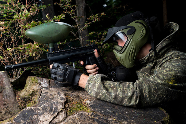 Paintball Shooter - Photo, image