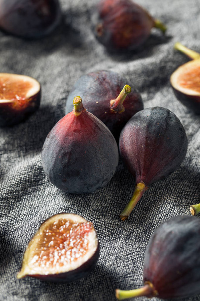 Raw Black Organic Figs - Photo, image