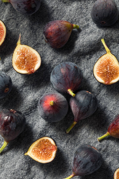 Raw Black Organic Figs - Photo, Image