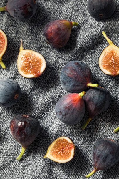 Raw Black Organic Figs - Photo, image