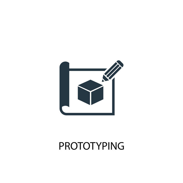 prototyping icon. Simple element illustration. prototyping concept symbol design. Can be used for web - Vecteur, image