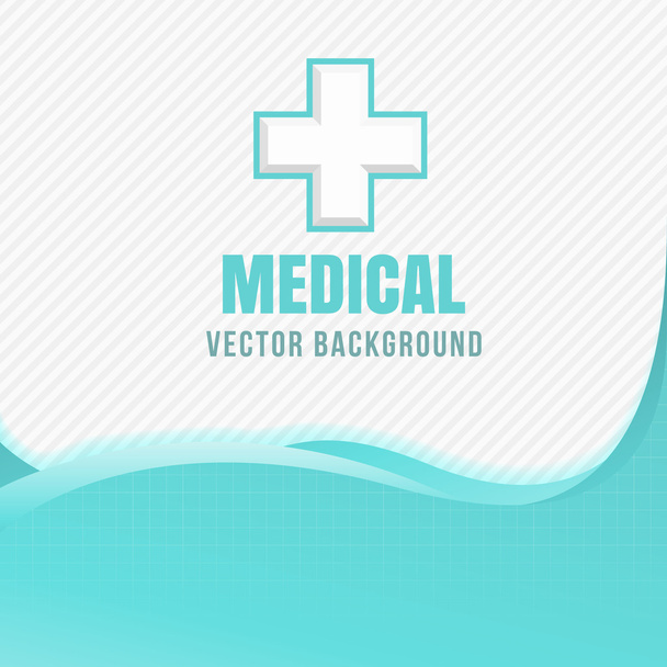Blue medical design - Vector, afbeelding