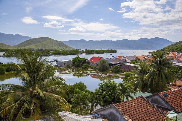 Nha Trang district on the way to the white sand beach Doklet - Photo, Image