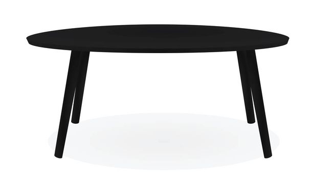 Tavolino nero. illustrazione vettoriale
 - Vettoriali, immagini