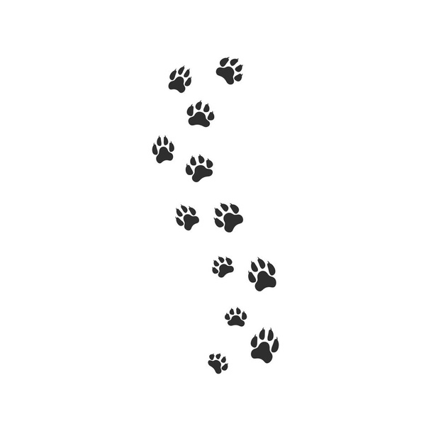 Paw template vector illustration  - Vector, Image
