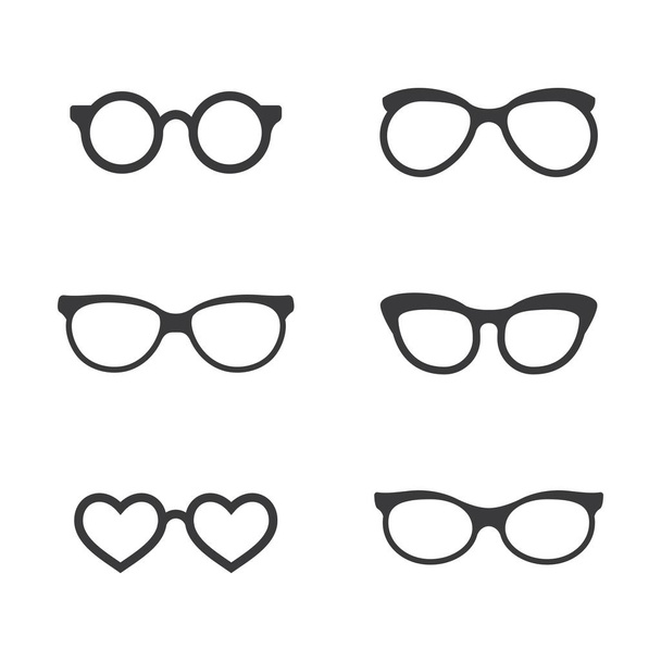 Glasses symbol vector icon design - Vektor, Bild