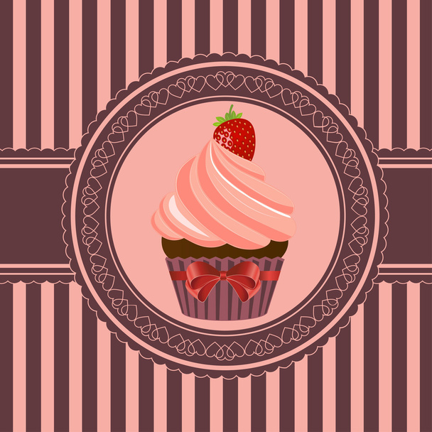 Cupcake - Vector, afbeelding