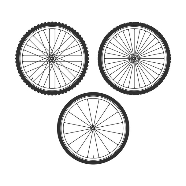 Símbolo da roda de bicicleta
. - Vetor, Imagem